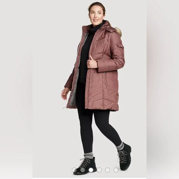 Eddie Bauer Down Parka Sun Valley XL Tall - Picture 3 of 14